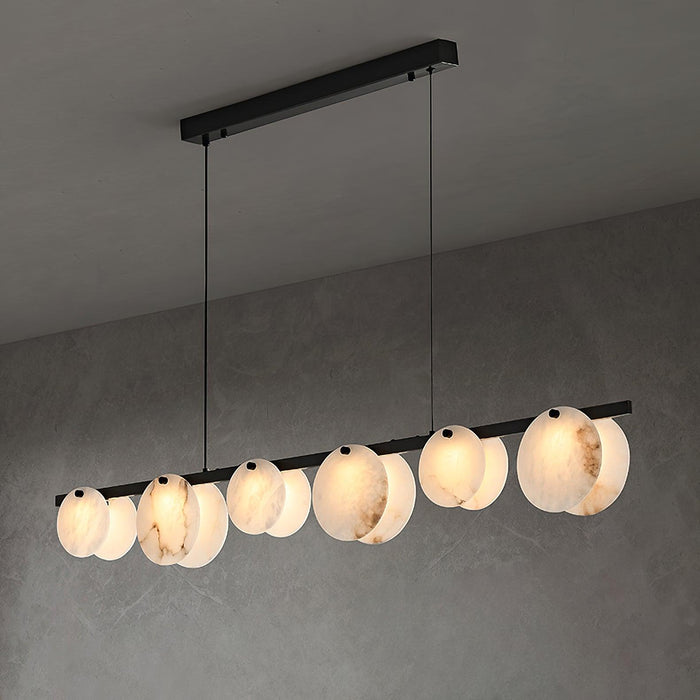 Trinidad Dining Room Alabaster Chandelier Vakkerlight