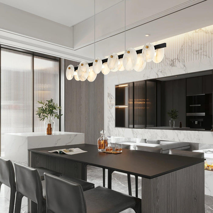 Trinidad Dining Room Alabaster Chandelier Vakkerlight