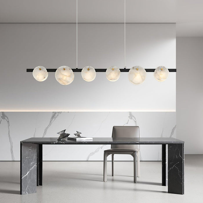 Trinidad Dining Room Alabaster Chandelier Vakkerlight
