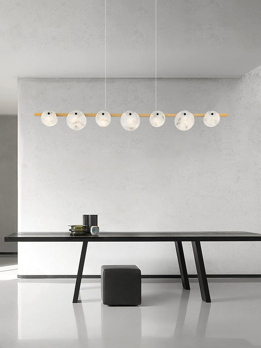 Trinidad Dining Room Alabaster Chandelier Vakkerlight