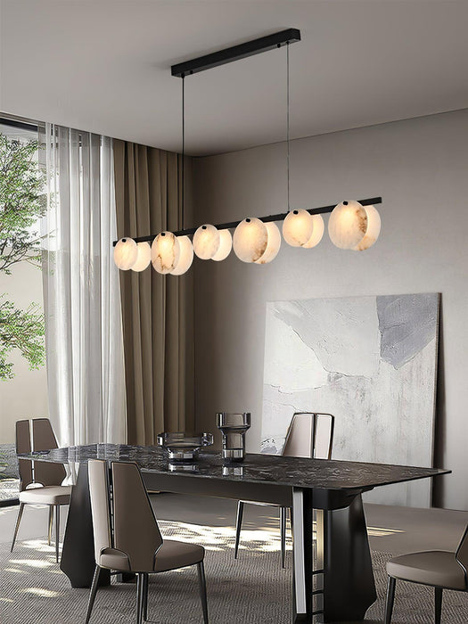 Trinidad Dining Room Alabaster Chandelier Vakkerlight