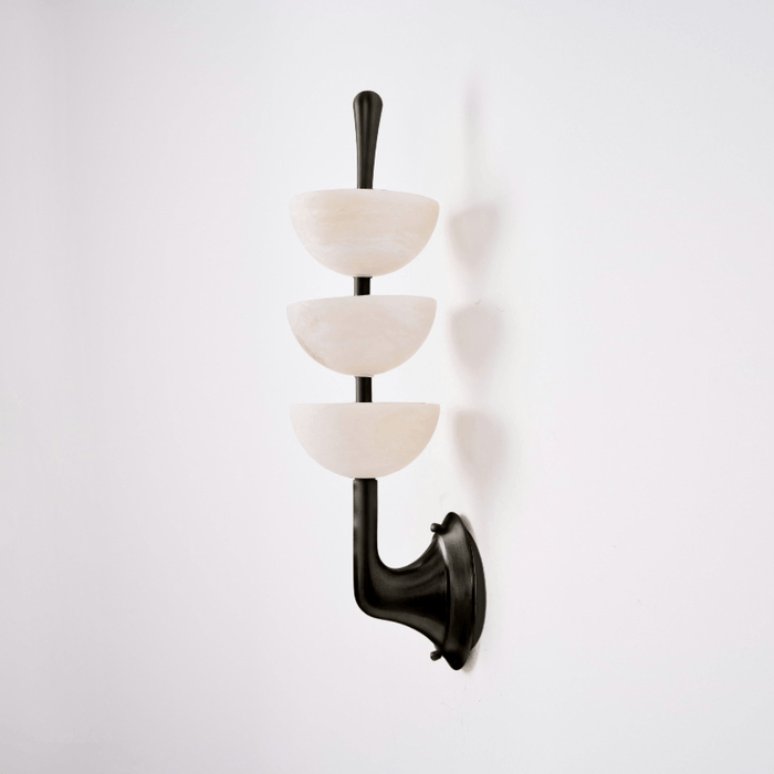 Triple Alabaster Wall Sconce Vakkerlight