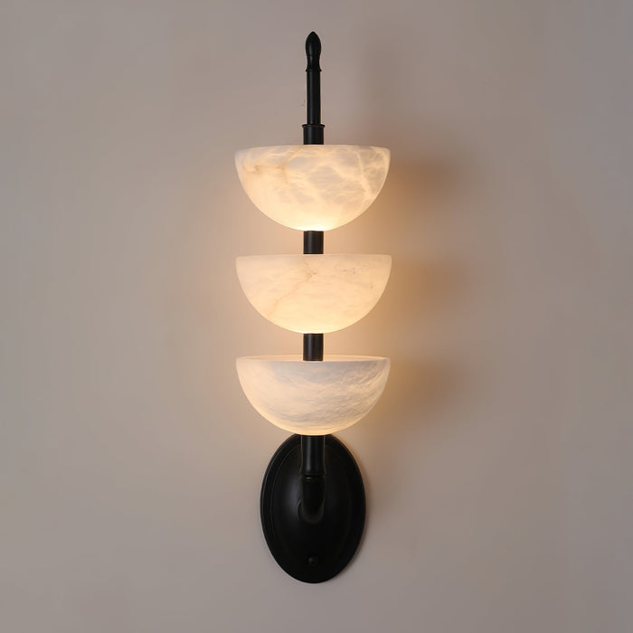 Triple Alabaster Wall Sconce Vakkerlight