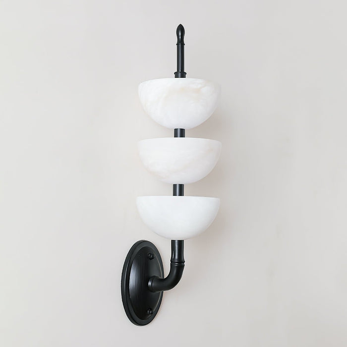 Triple Alabaster Wall Sconce Vakkerlight
