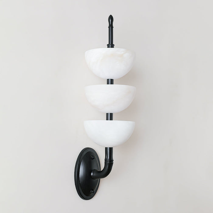 Triple Alabaster Wall Sconce Vakkerlight