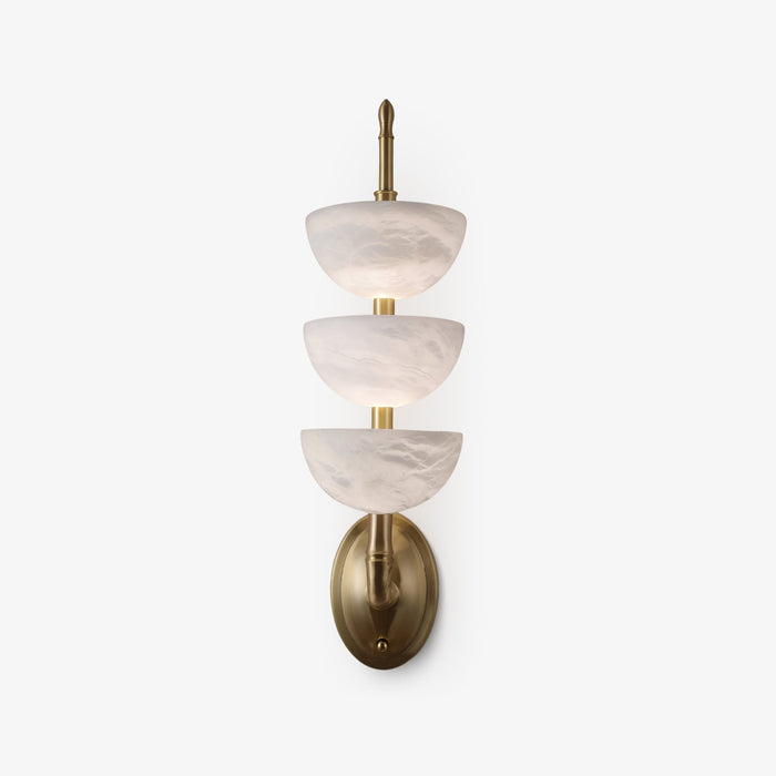 Triple Alabaster Wall Sconce Vakkerlight