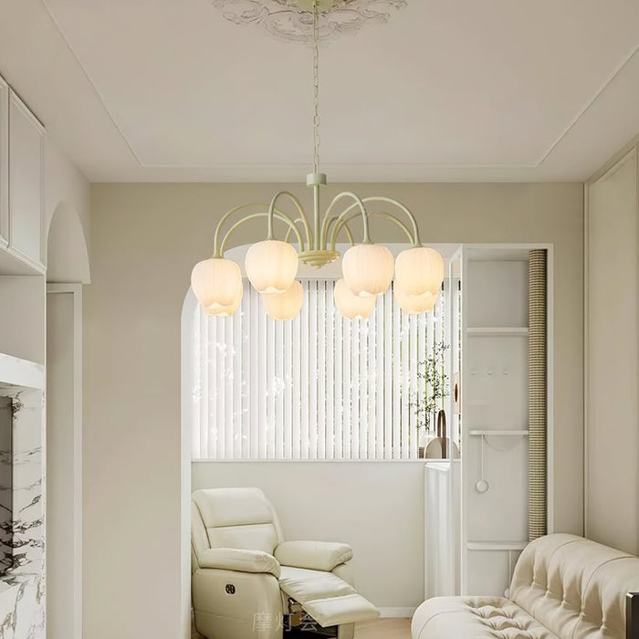 Tulip Matcha Chandelier Vakkerlight