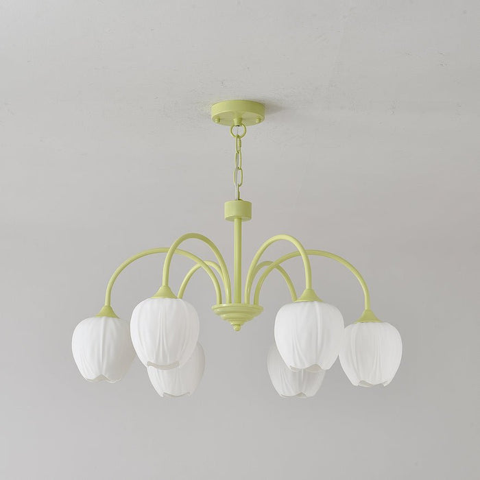 Tulip Matcha Chandelier Vakkerlight