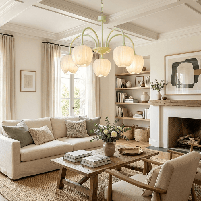 Tulip Matcha Chandelier Vakkerlight