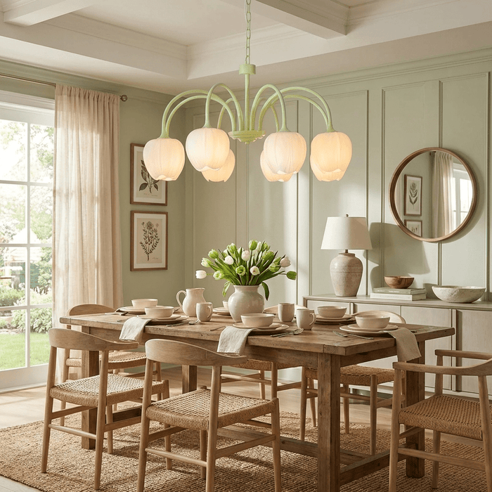 Tulip Matcha Chandelier Vakkerlight