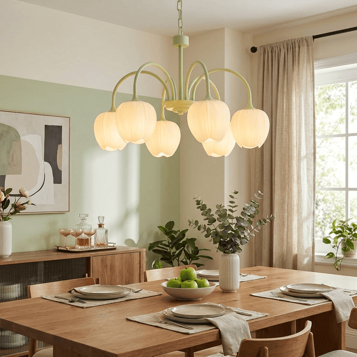 Tulip Matcha Chandelier Vakkerlight