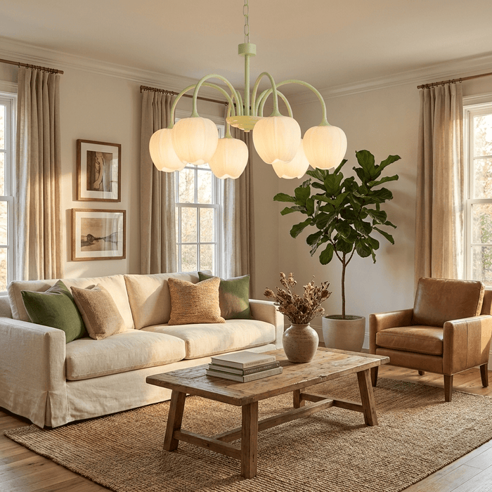 Tulip Matcha Chandelier Vakkerlight