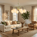 Tulip Matcha Chandelier Vakkerlight
