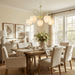 Tulip Matcha Chandelier Vakkerlight