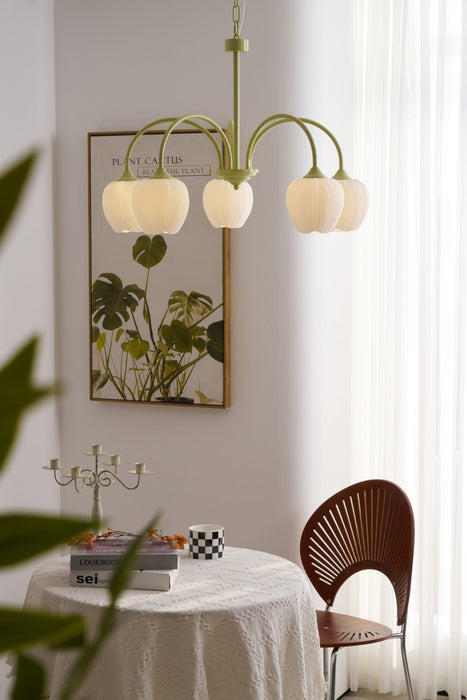 Tulip Matcha Chandelier Vakkerlight