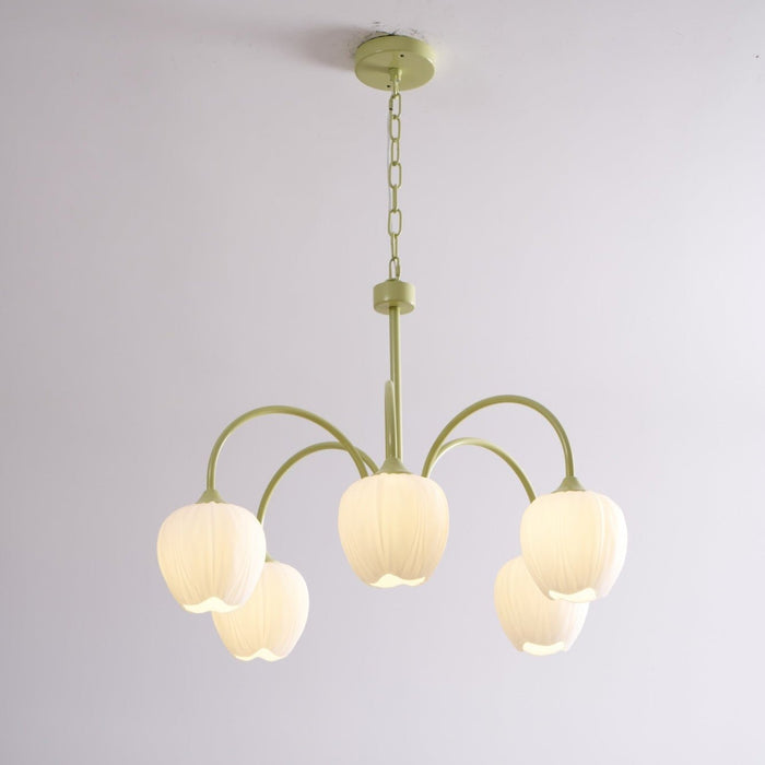 Tulip Matcha Chandelier Vakkerlight