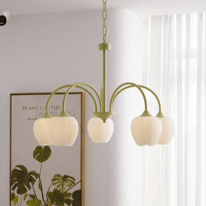 Tulip Matcha Chandelier Vakkerlight