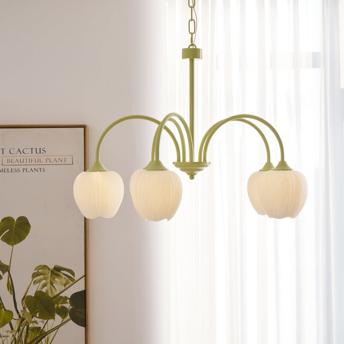 Tulip Matcha Chandelier Vakkerlight