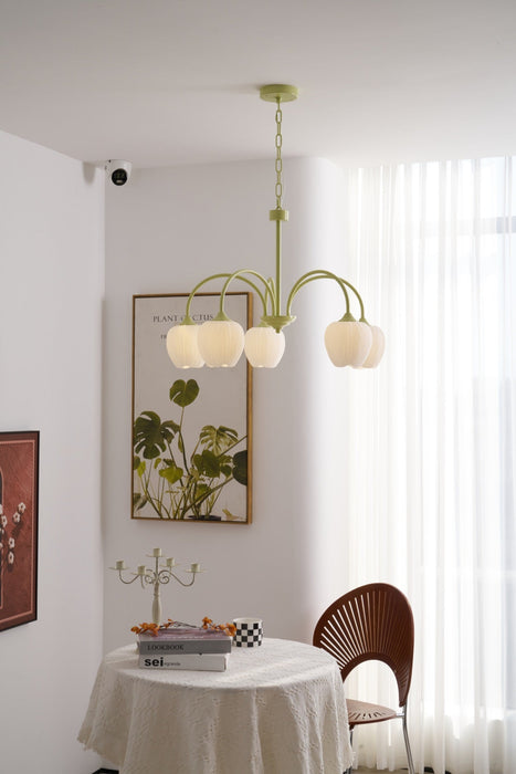 Tulip Matcha Chandelier Vakkerlight