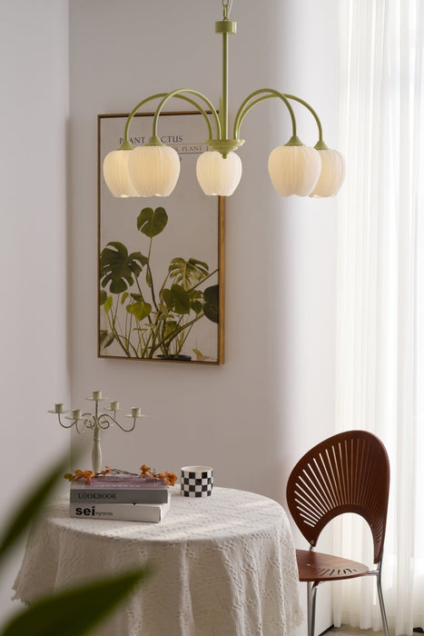 Tulip Matcha Chandelier Vakkerlight