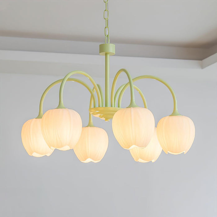 Tulip Matcha Chandelier Vakkerlight