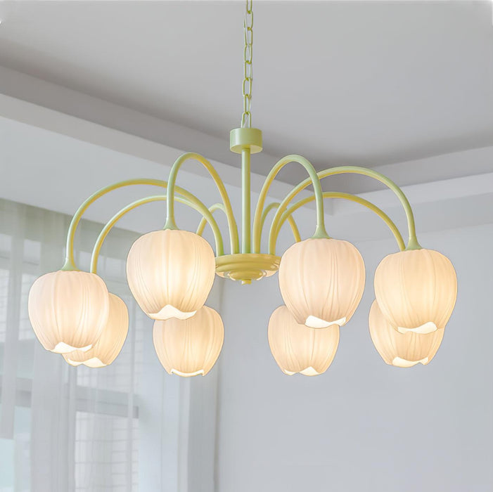 Tulip Matcha Chandelier Vakkerlight