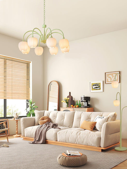 Tulip Matcha Chandelier Vakkerlight