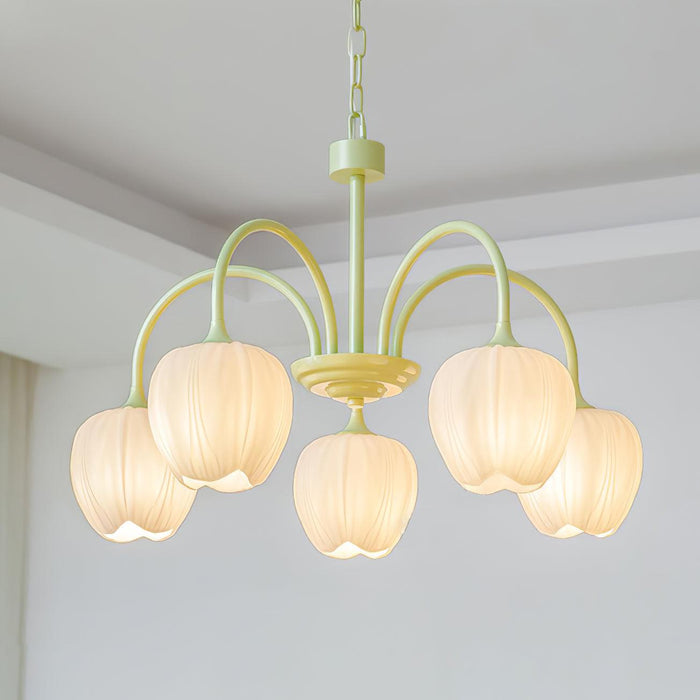 Tulip Matcha Chandelier Vakkerlight