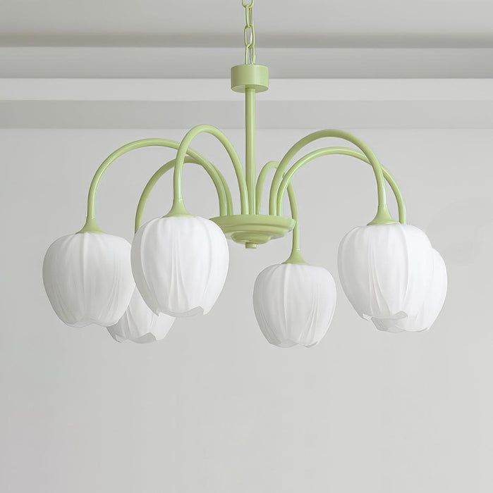 Tulip Matcha Chandelier Vakkerlight
