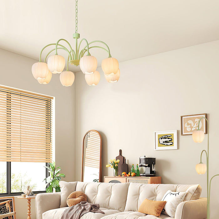 Tulip Matcha Chandelier Vakkerlight