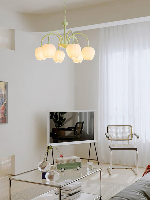 Tulip Matcha Chandelier Vakkerlight