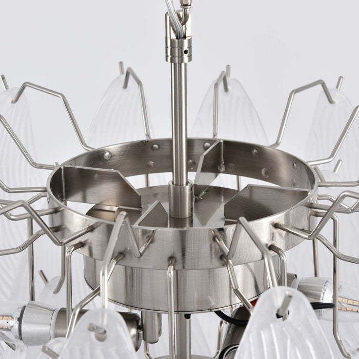 Tuliva Glass Chandelier Vakkerlight