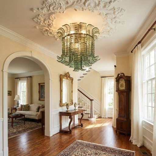 Valeria Glass Ceiling Lamp Simprolos