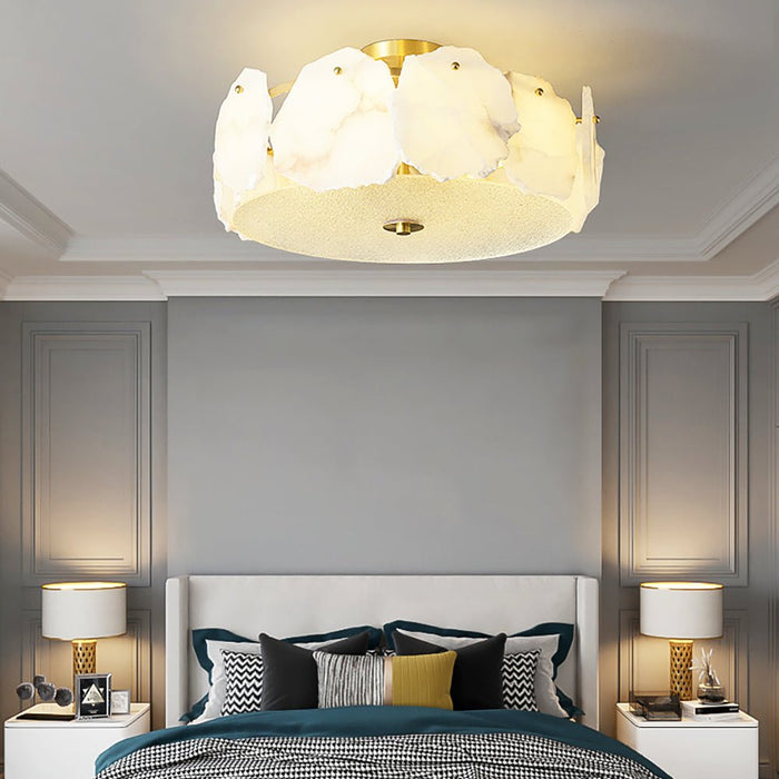Valeria Alabaster Ceiling Lamp Vakkerlight