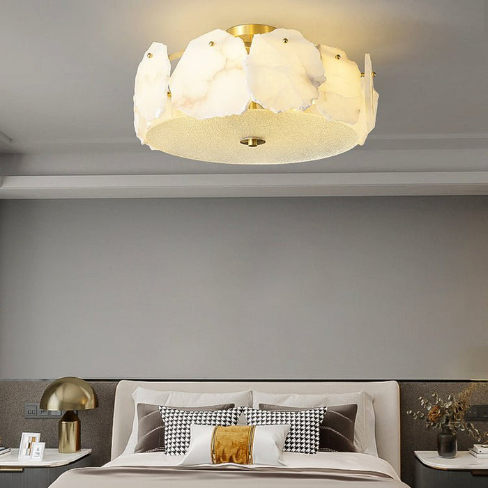 Valeria Alabaster Ceiling Lamp Vakkerlight