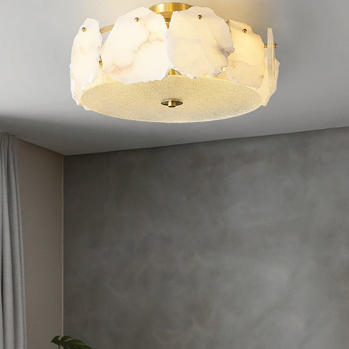 Valeria Alabaster Ceiling Lamp Vakkerlight