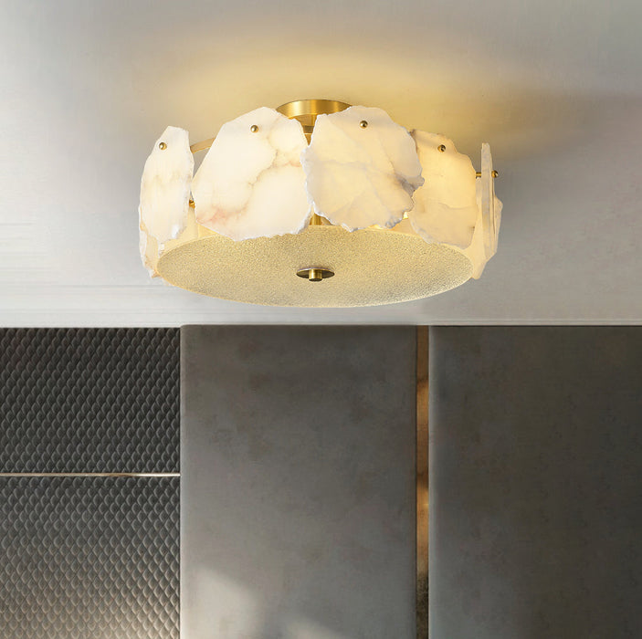 Valeria Alabaster Ceiling Lamp Vakkerlight
