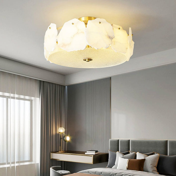 Valeria Alabaster Ceiling Lamp Vakkerlight
