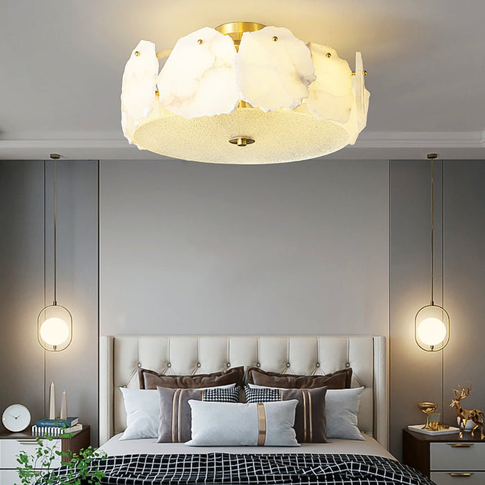 Valeria Alabaster Ceiling Lamp Vakkerlight