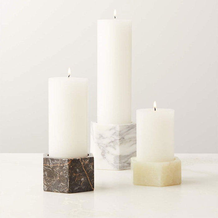 Vela Cube Marble Candle Holder Vakkerlight
