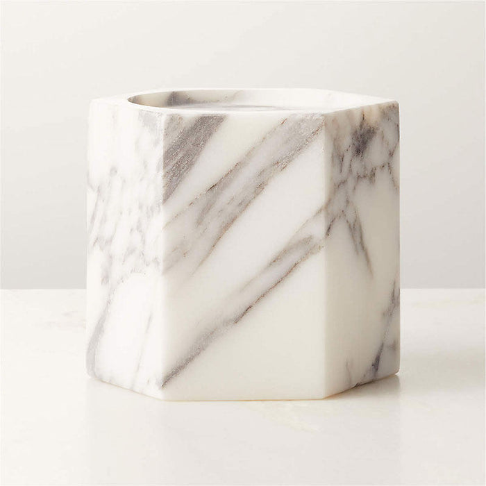 Vela Cube Marble Candle Holder Vakkerlight