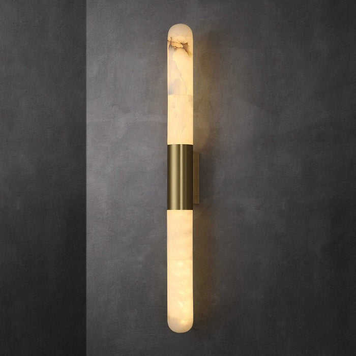 Velin Alabaster Tube Wall Sconce Vakkerlight
