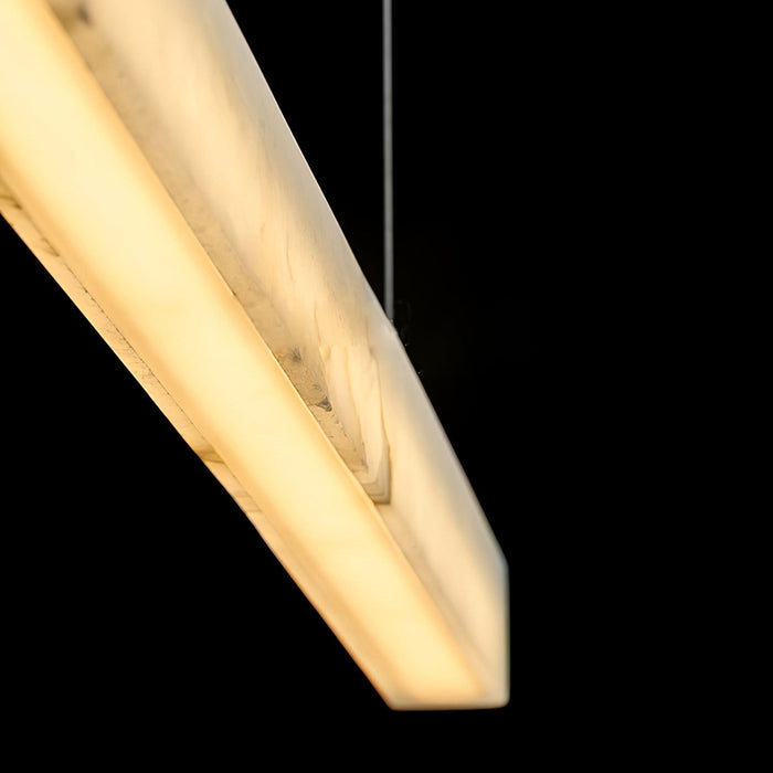 Velmore Linea Alabaster Pendant Lamp Vakkerlight