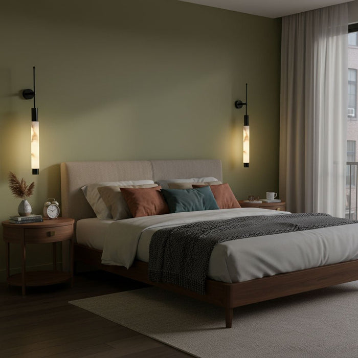 Verita Alabaster Wall Sconce Vakkerlight