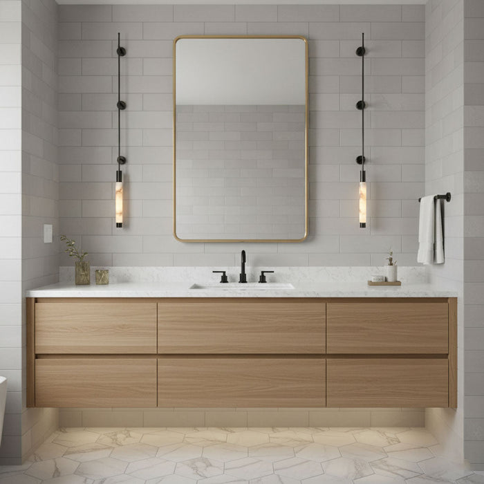 Verita Alabaster Wall Sconce Vakkerlight
