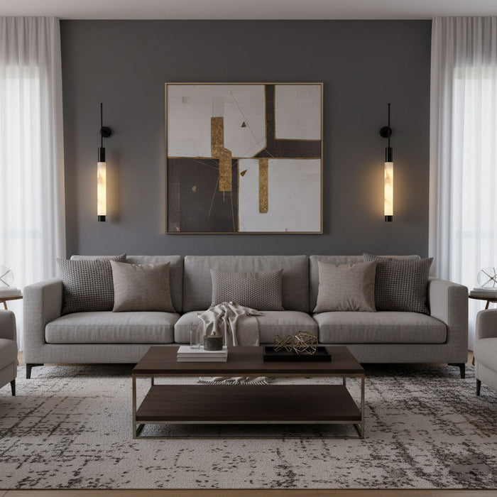 Verita Alabaster Wall Sconce Vakkerlight