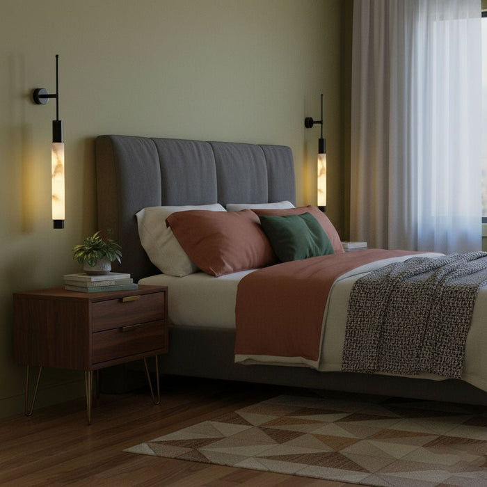 Verita Alabaster Wall Sconce Vakkerlight