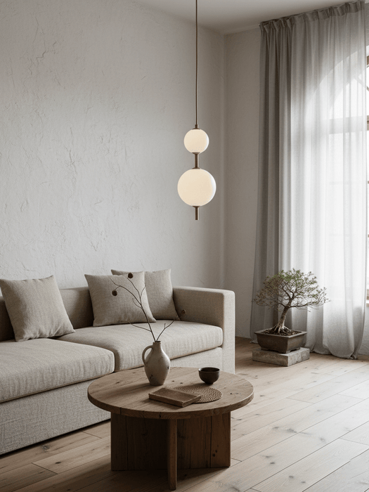 Vertical Globe Pendant Lamp Vakkerlight