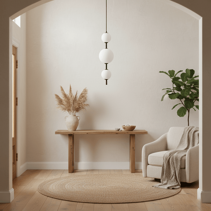 Vertical Globe Pendant Lamp Vakkerlight