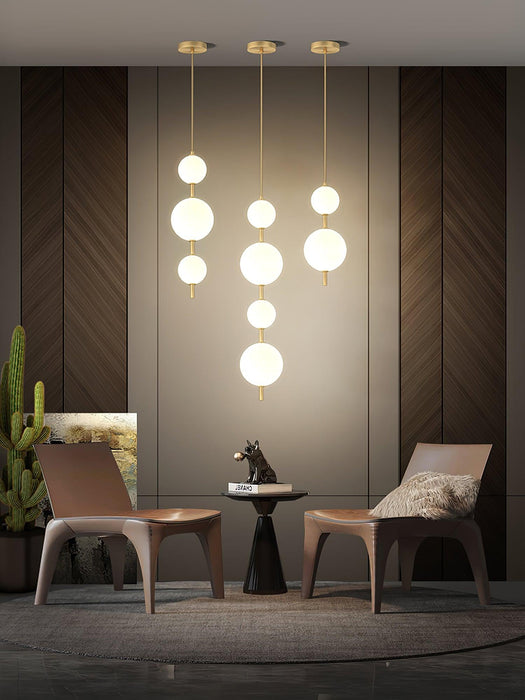 Vertical Globe Pendant Lamp Vakkerlight